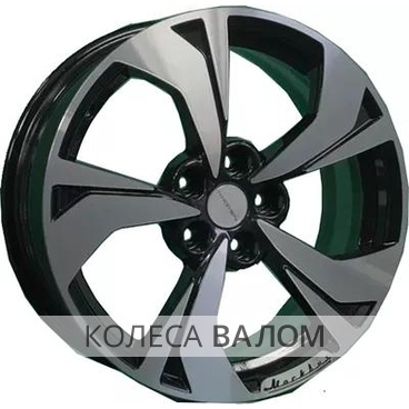 Khomen Wheels KHW1724 (Jac/Москвич) 7x17 5x108 ET40 54.1 Black-FP